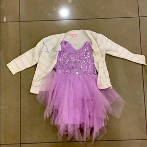 Lavender sequin dress